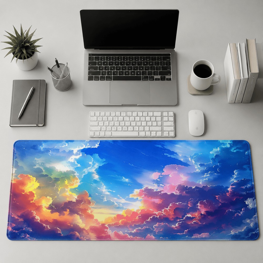 Laptop Accessories Officeworks - Impression de nuages colorés au coucher
