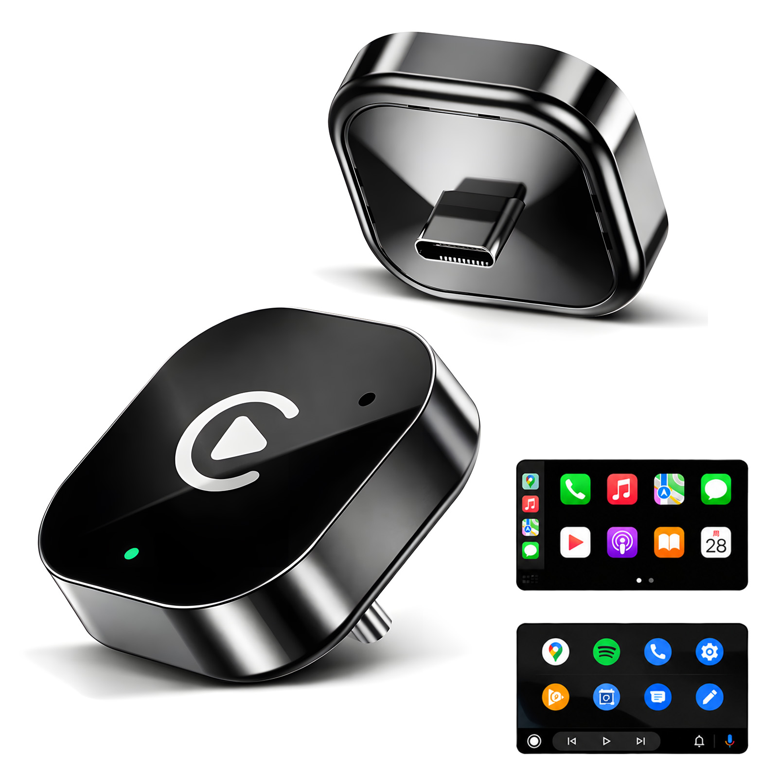 Usb C Power Adapter - Adaptateur USB C sans fil CarPlay