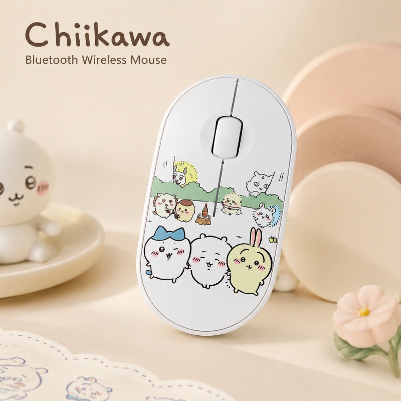 Laptop Accessories For Office - Souris sans fil Bluetooth Chiikawa, double
