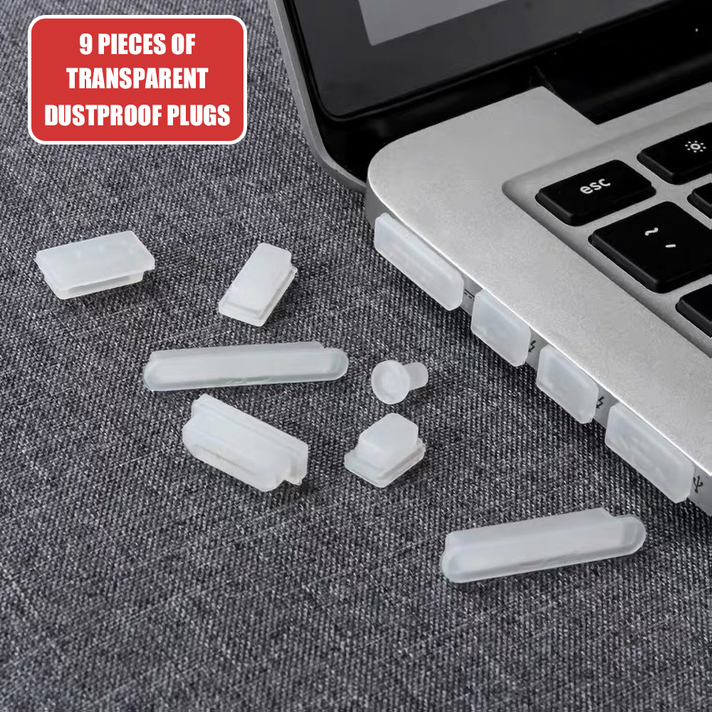 Lot de 9 embouts anti-poussièr - Laptop Accessories Macbook avis et prix