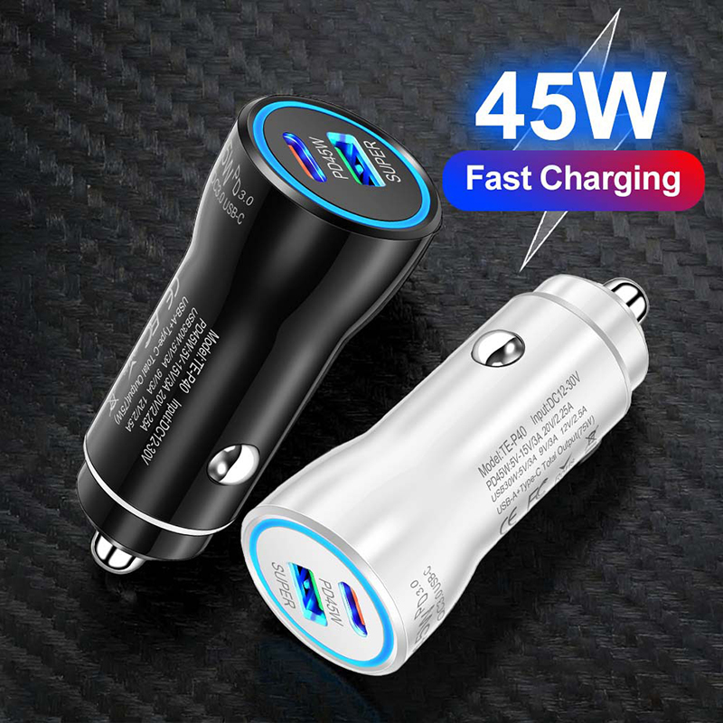 Chargeur de voiture USB C doub - Usb C Power Adapter avis et prix