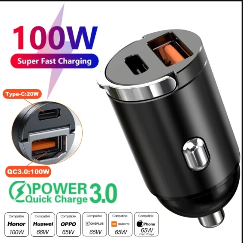 Mini chargeur de voiture rapid - Usb C Power Adapter avis et prix