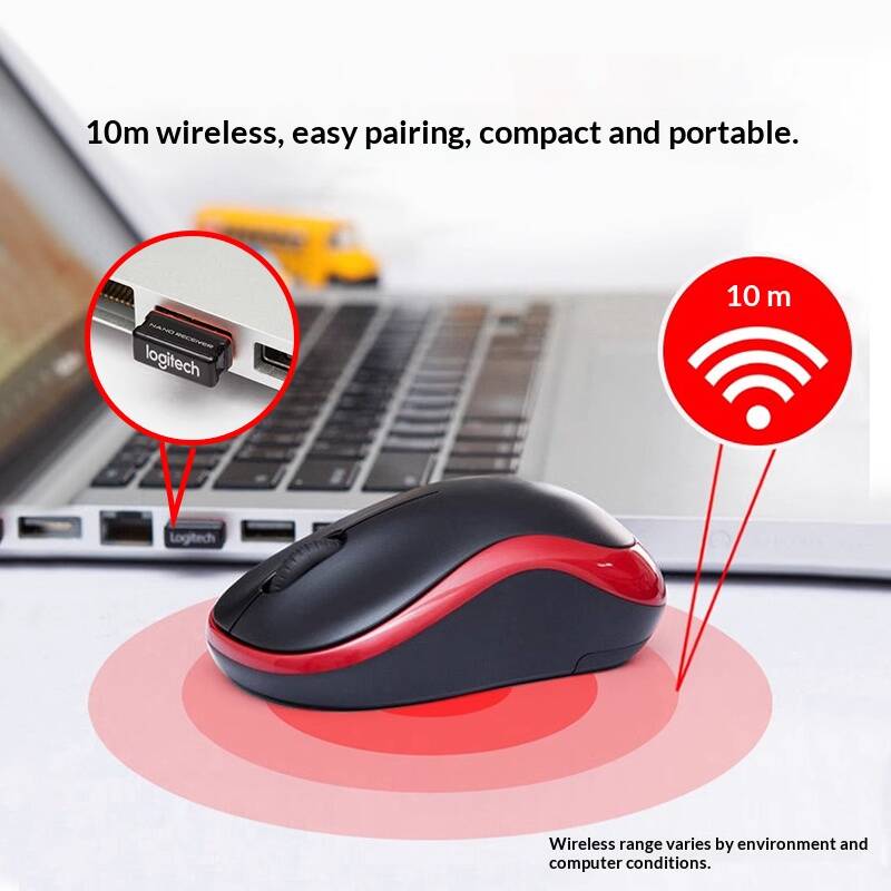 Souris sans fil Logitech M185, - Laptop Accessories Officeworks avis et prix
