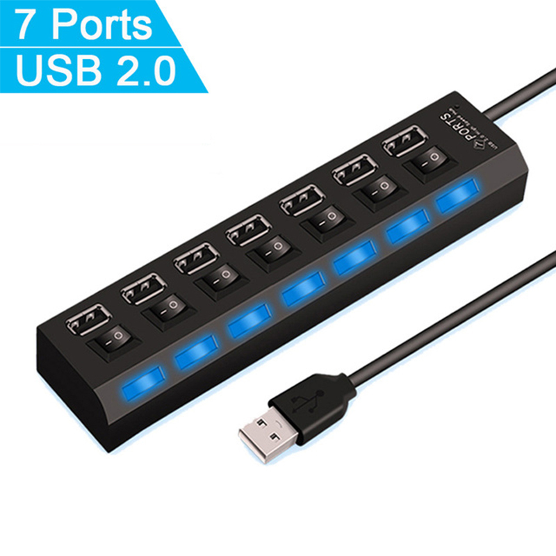 Répartiteur Hub USB 2.0 à 7 po - Laptop Accessories For Office avis et prix