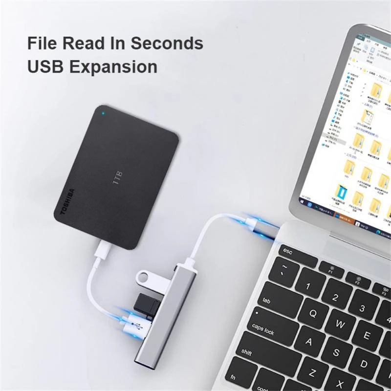 HUB USB C 3.0 Type C 4 en 1, 3 - Laptop Accessories Macbook avis et prix