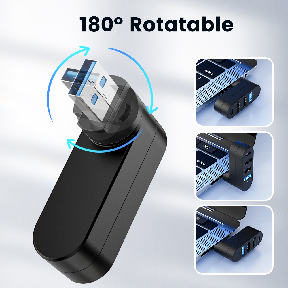 Hub USB 3.0 Mini Splitter Box  - Laptop Accessories Macbook avis et prix